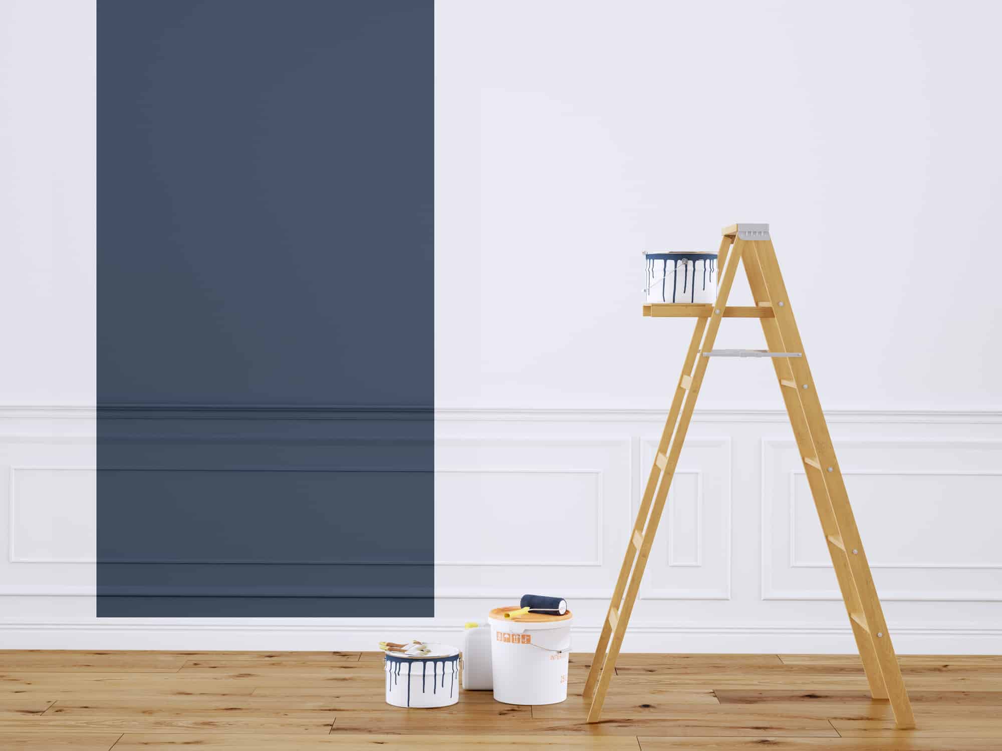 professional interior painting in lawrence, in