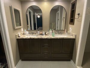 Bathroom Cabinet Transformation in Carmel